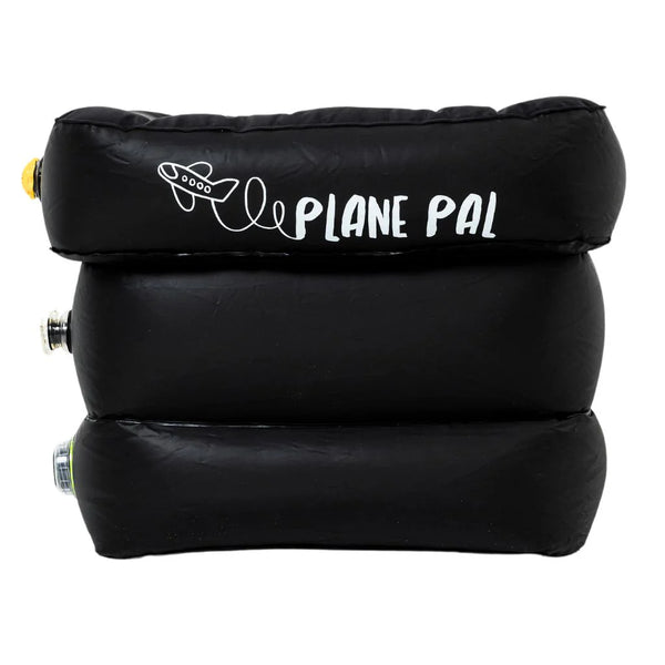 Plane Pal Self-Inflating Travel Pillow with Built-In Pump – Kids Airplane Seat Extender – Sleep Aid for Comfortable Flights – Airline Approved