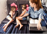 Plane Pal Kids Inflatable Travel Pillow & Pump Kit – Airline Approved Seat Extender – Sleep Aid for Flights