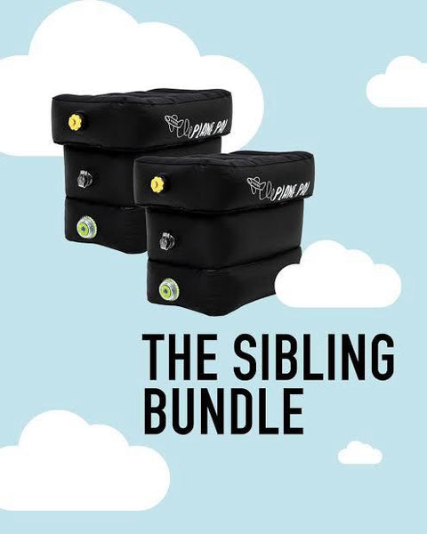 SIBLING BUNDLE – 2× Plane Pal™ Self-Inflating Pillow